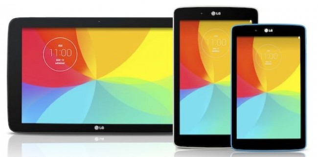 Компания LG анонсировала три новых планшета