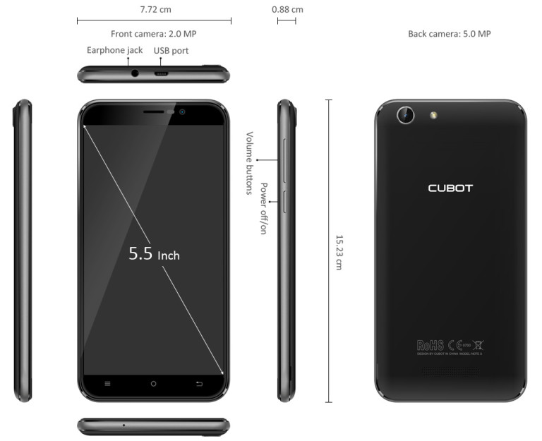 Cubot note s не видит компьютер